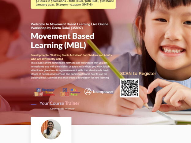 Movement Based Learning Live Online Workshop by Geeta Dalal (35897) course image