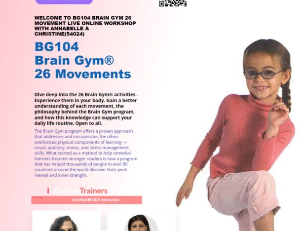 BG104 Brain Gym 26 Movement Live Online Workshop with Annabelle & Christine(54024) course image