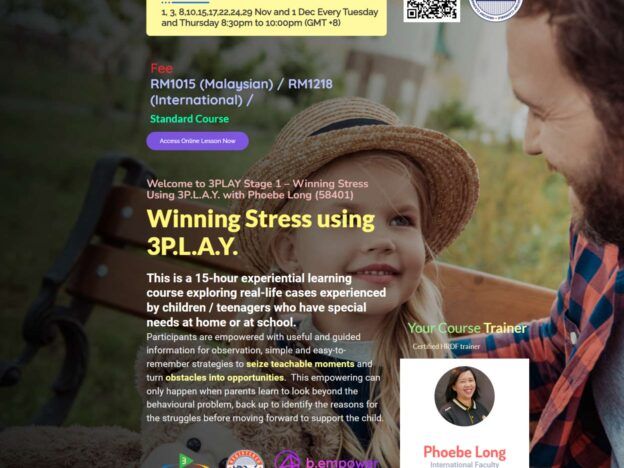 3PLAY Stage 1 – Winning Stress Using 3P.L.A.Y. with Phoebe Long (58401) course image
