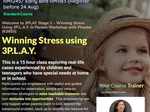 3PLAY Stage 1 – Winning Stress Using 3P.L.A.Y. In Person Workshop with Phoebe (63855) course image