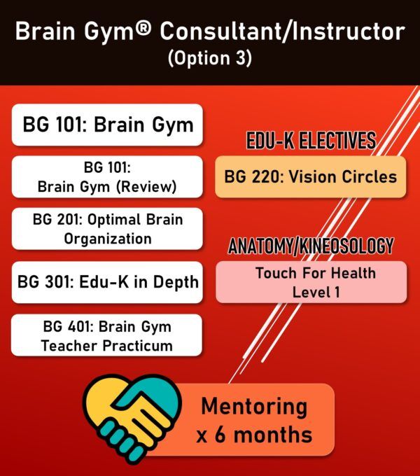 Brain Gym Consultant/Instructor Pathway (Option 3)