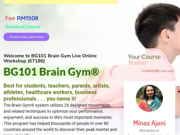 BG101 Brain Gym Live Online Workshop (67186) course image