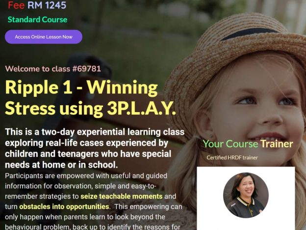 3PLAY 1st Ripple – Winning Stress Using 3P.L.A.Y. | 3P.L.A.Y.飞跃突破法涟一 – 赢过压力 (69781) course image