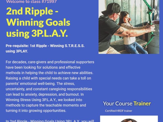 3PLAY 2nd Ripple – Winning Goals Using 3P.L.A.Y. | 3P.L.A.Y.飞跃突破法涟二 – 赢得目标 (71997) course image