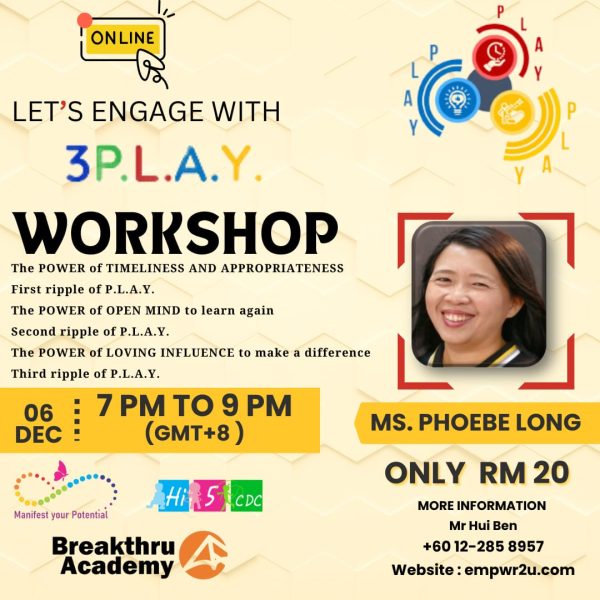 Let’s Engage with 3P.L.A.Y. Workshop (73602)