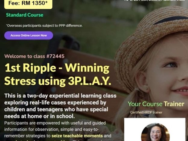 3PLAY 1st Ripple – Winning Stress Using 3P.L.A.Y. | 3P.L.A.Y.飞跃突破法涟一 – 赢过压力 (78386) course image