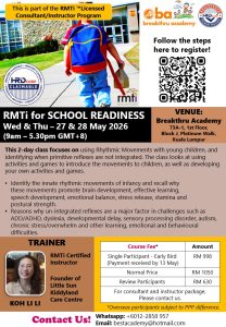 Rhythmic Movement Training – School Readiness (82280)